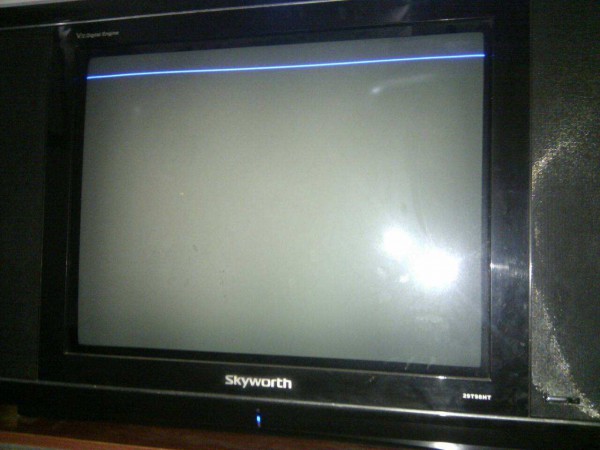 电视屏幕坏了